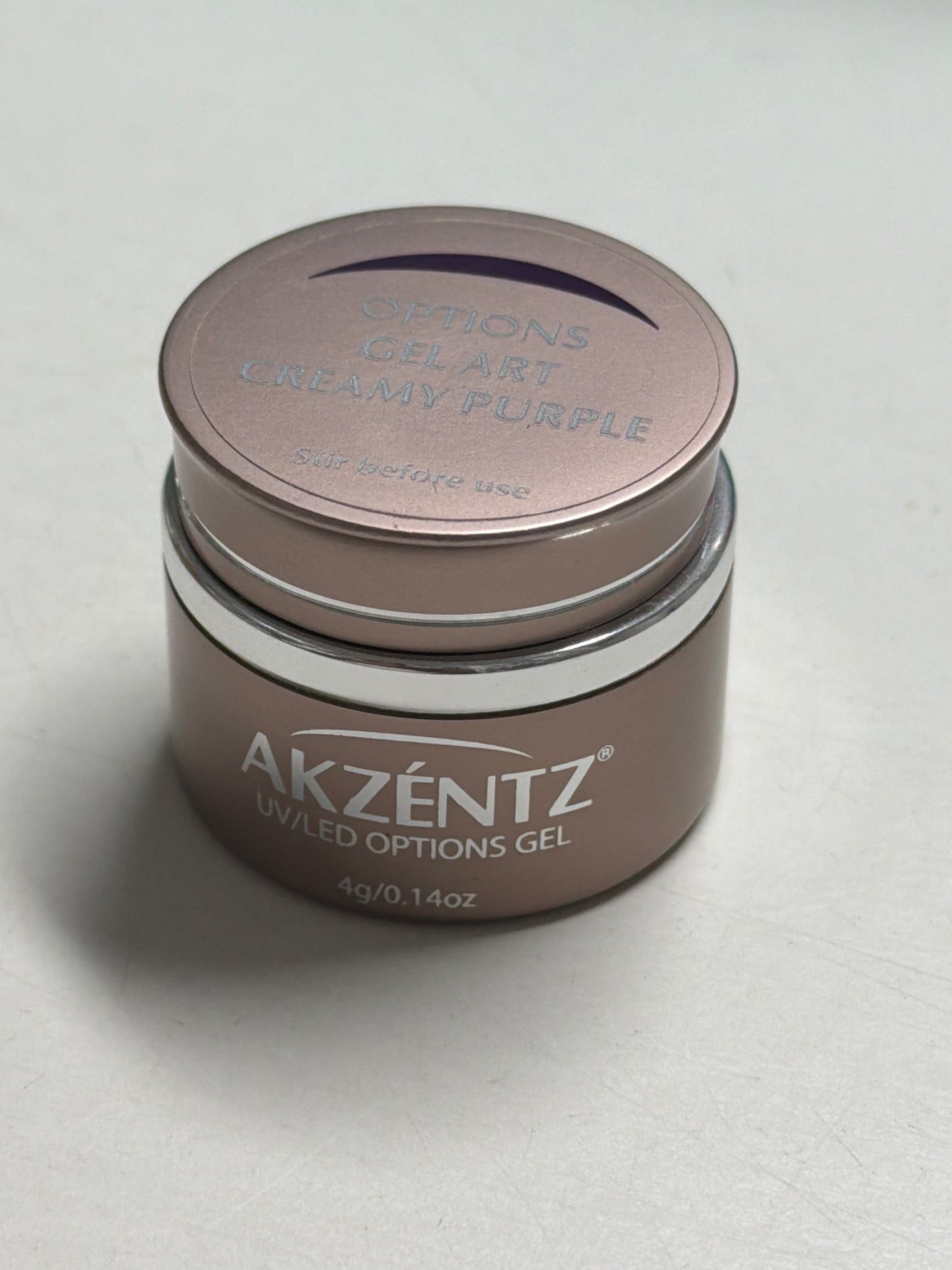 Option gel art creamy purple