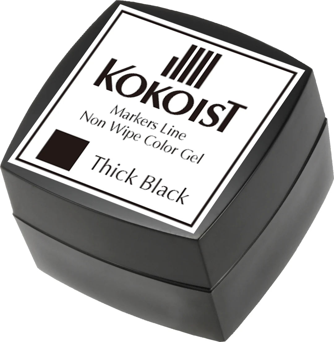 Kokoist- ML-02 MARKERS LINE NON WIPE COLOR GEL THICK BLACK