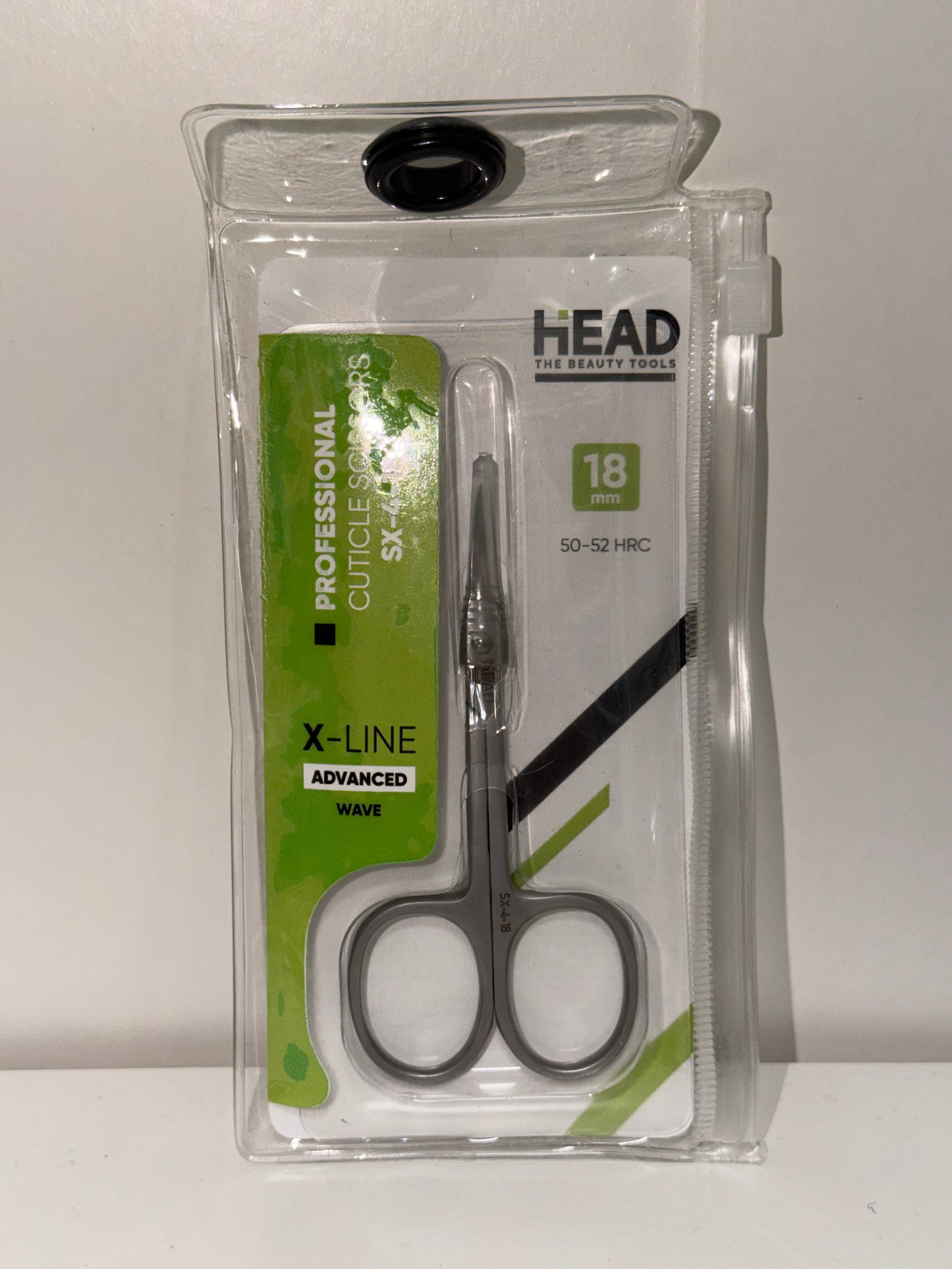 Head Beauty-Professional Cuticle Scissors SX-4-18 X-Line wave 18mm