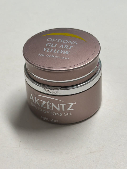 Option gel art yellow