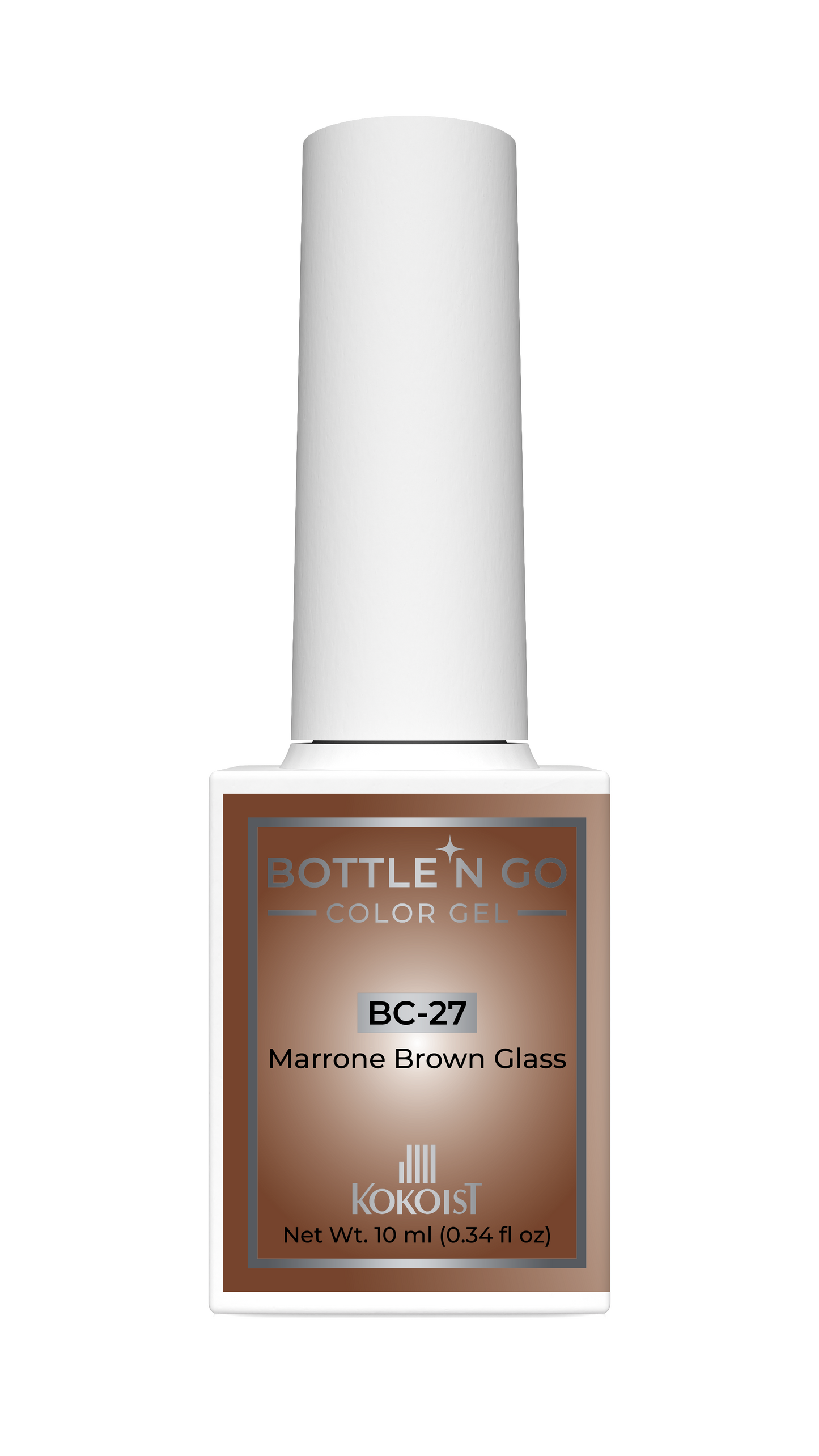 Kokoist- Bottle N' Go 27 Marrone Brown Glass