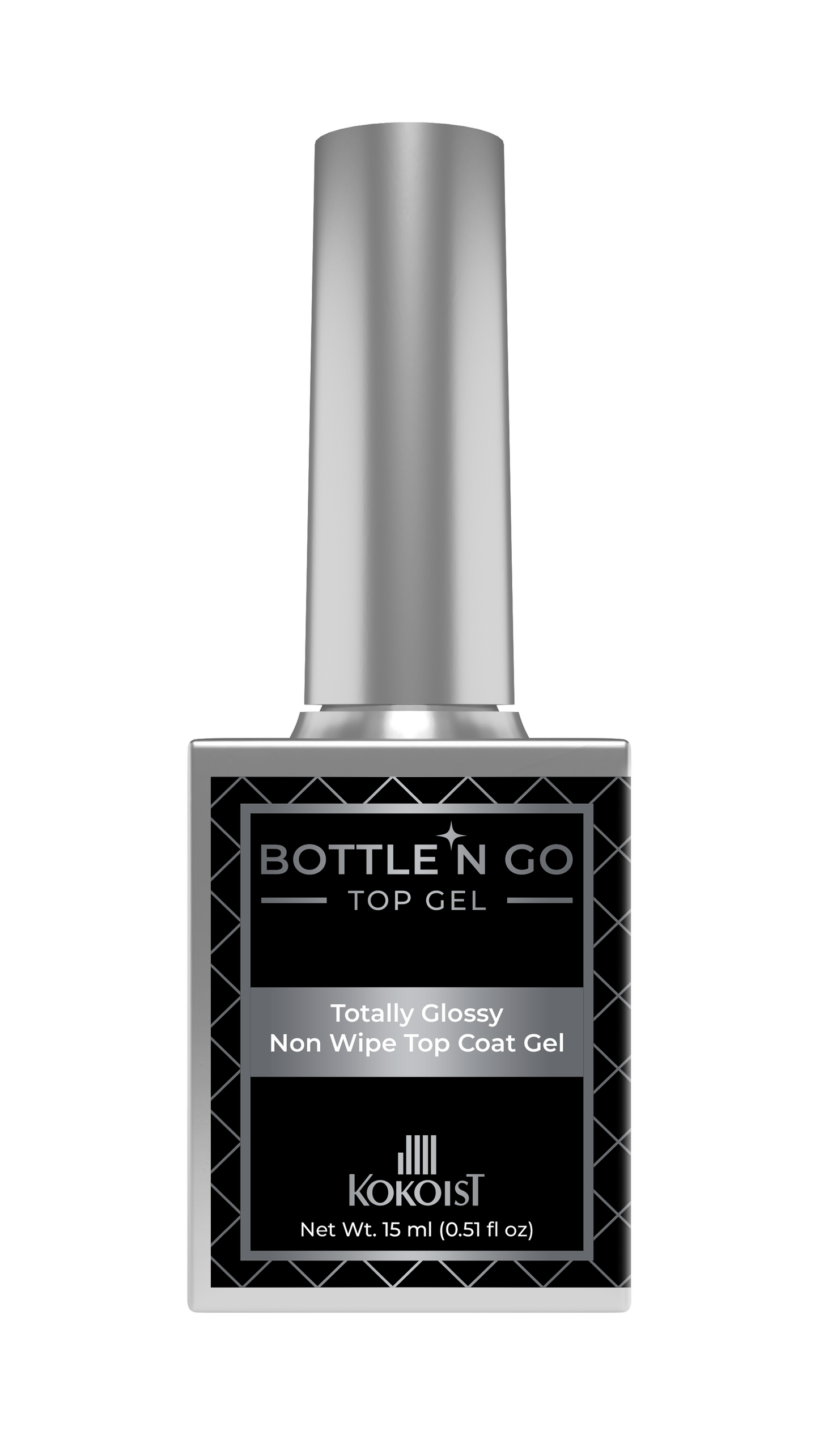 Kokoist- Bottle N' Go Totally Glossy Non Wipe Top Coat Gel