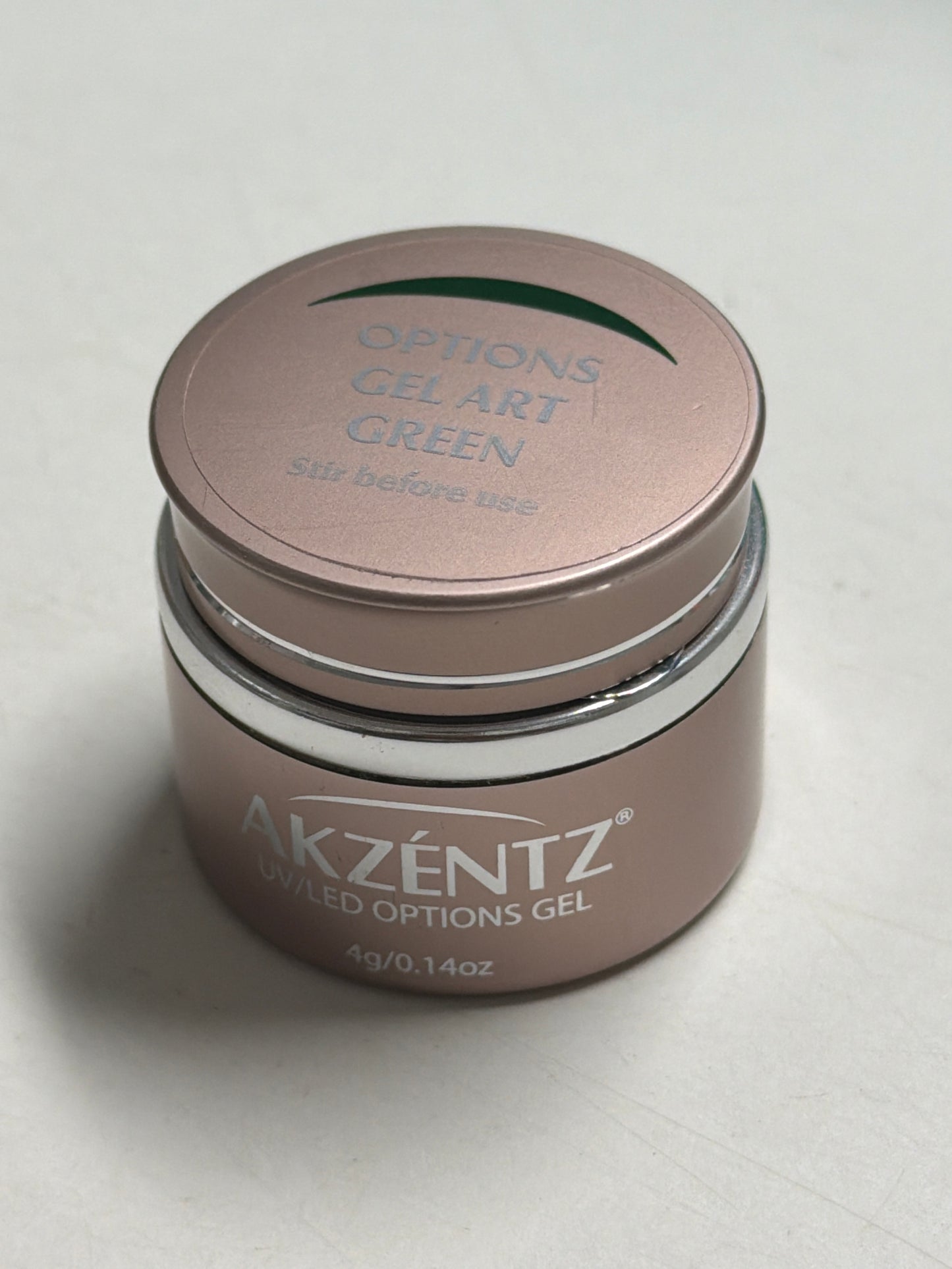 Option gel art green