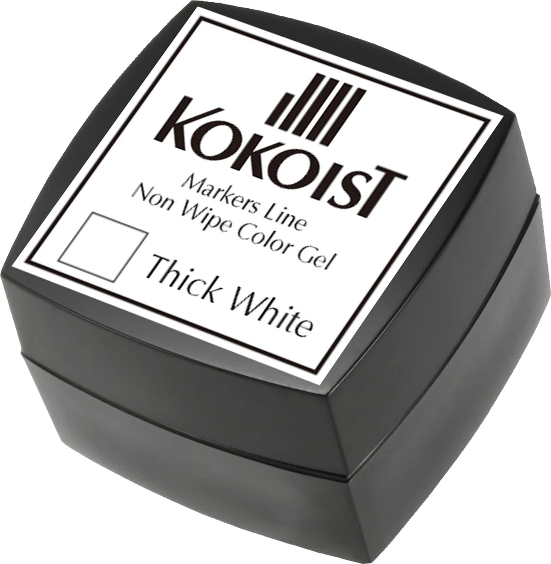 Kokoist- ML-01 MARKERS LINE NON WIPE COLOR GEL THICK WHITE
