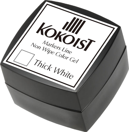 Kokoist- ML-01 MARKERS LINE NON WIPE COLOR GEL THICK WHITE