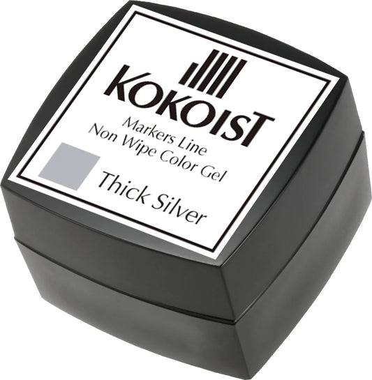 Kokoist- ML-04 MARKERS LINE NON WIPE COLOR GEL THICK SILVER