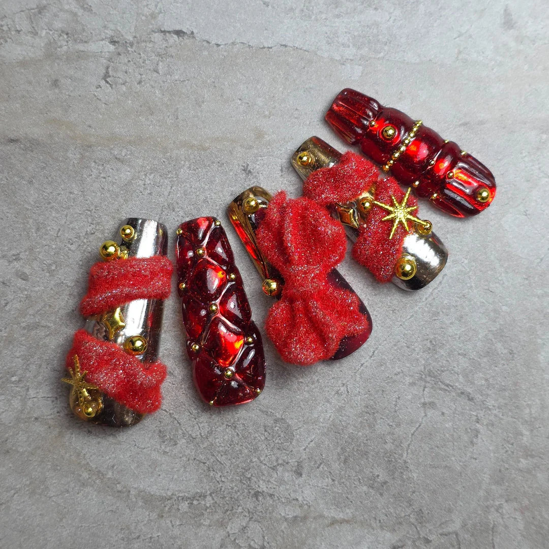 Kokoist- PUSHU PUSHU FLUFFY 08 RED GLITTER