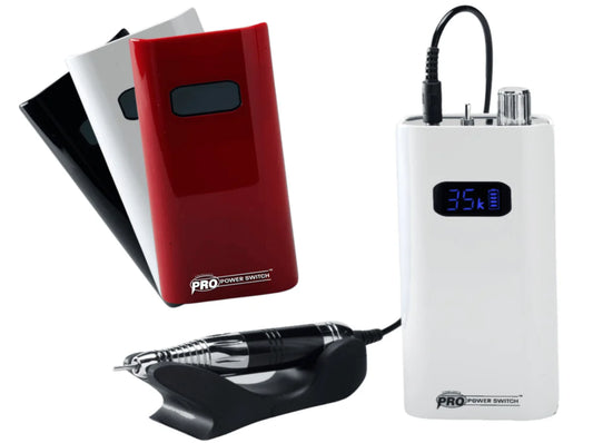 Medicool Pro Power 35K Portable Rechargeable Cordless Nail Drill File for Manicure & Pedicure