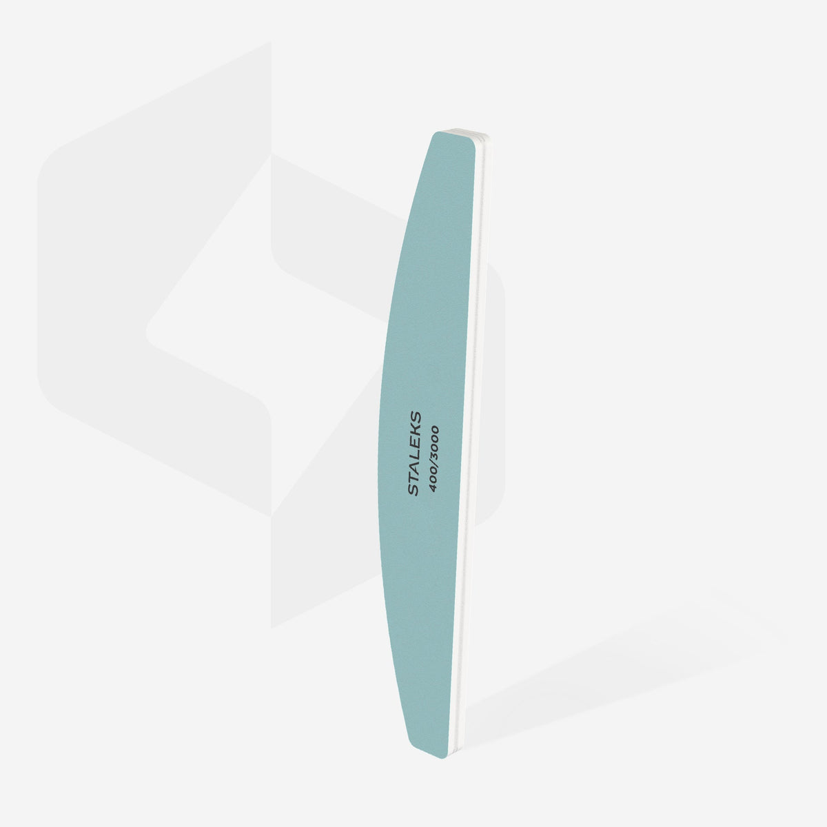 STALEKS EXPERT 41 Crescent polishing nail buff, 400/3000 grit (1 pcs)