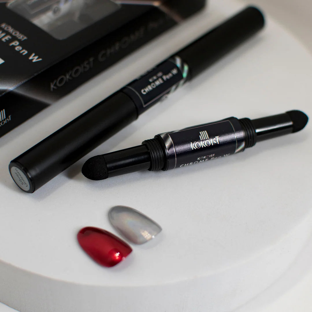 KOKOIST CHROME PEN02 RED METAL AND SILVER UNICORN