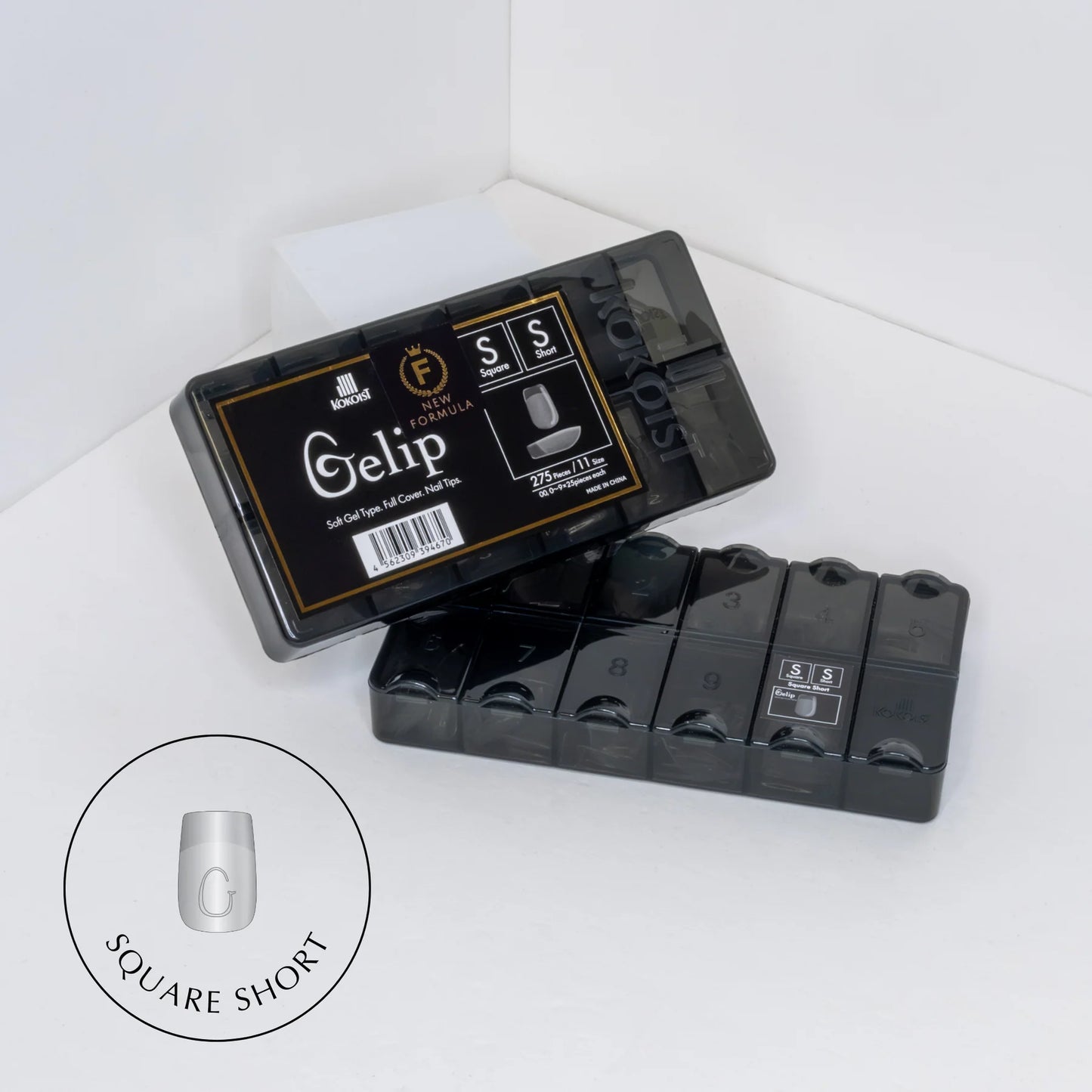 Kokoist- SQUARE SHORT GELIP EXTENSIONS (275 PCS.)