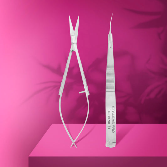 Staleks- Professional cuticle micro scissors EXPERT 90 TYPE 1